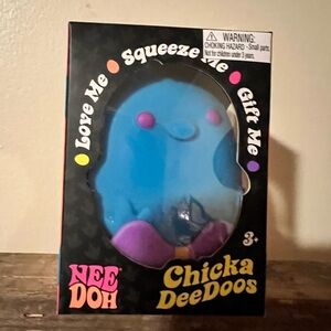Viral limited edition blue & purple NeeDoh Chicka DeeDoos NIB